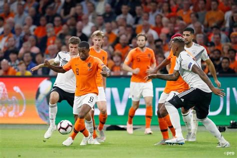 nederland duitsland voetbal stand